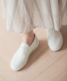 niko and...（ニコアンド）の「オリジナルオーガニックコットンニコロゴプレーンスニーカー（スニーカー・レディース）」