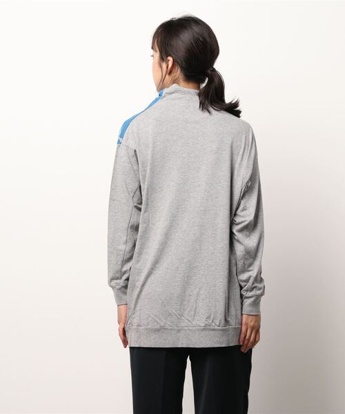 gomme(ゴム)の「フラワーベースP天竺 リラックスT(Tシャツ/カットソー・レディース・トップグレー/ホワイト/グレー・MEDIUM)」の11枚目の写真