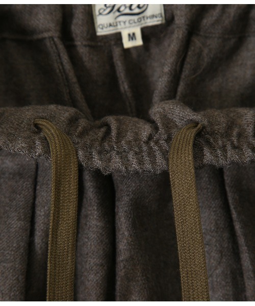 GOLD（ゴールド）の「GOLD / ゴールド：48/2 WOOL SURGE BALLOON PANTS：21B-GL42229[MUS]（その他パンツ・メンズ・ライトブラウン/ブラック・MEDIUM/SMALL）」の6枚目の写真