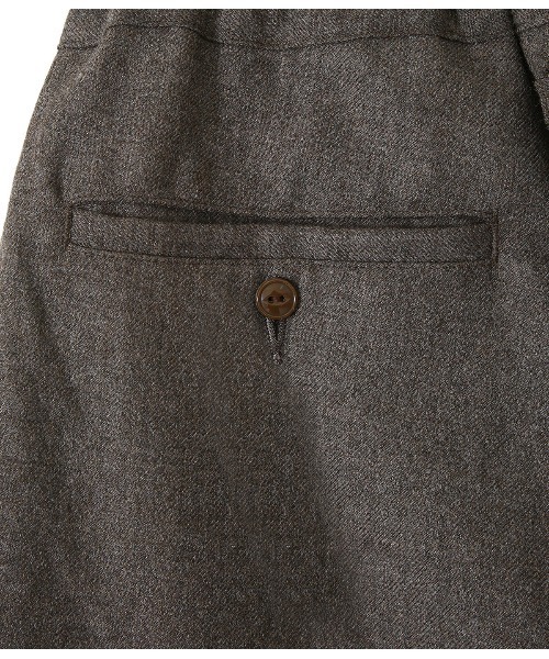 GOLD（ゴールド）の「GOLD / ゴールド：48/2 WOOL SURGE BALLOON PANTS：21B-GL42229[MUS]（その他パンツ・メンズ・ライトブラウン/ブラック・MEDIUM/SMALL）」の9枚目の写真
