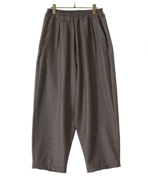 GOLD（ゴールド）の「GOLD / ゴールド：48/2 WOOL SURGE BALLOON PANTS：21B-GL42229[MUS]（その他パンツ・メンズ・ライトブラウン/ブラック・MEDIUM/SMALL）」の3枚目の写真
