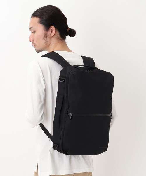 CORDURA（コーデュラ）の「◆コーデュラ(R)・リサイクルヘザー 撥水 スミス 3WAYバックパック（バックパック/リュック・メンズ・ブラック/ダークグレー/ダークネイビー・99）」の13枚目の写真