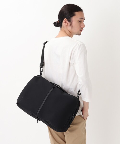 CORDURA（コーデュラ）の「◆コーデュラ(R)・リサイクルヘザー 撥水 スミス 3WAYバックパック（バックパック/リュック・メンズ・ブラック/ダークグレー/ダークネイビー・99）」の14枚目の写真