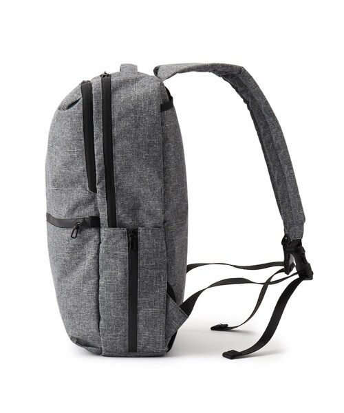 CORDURA（コーデュラ）の「◆コーデュラ(R)・リサイクルヘザー 撥水 スミス 3WAYバックパック（バックパック/リュック・メンズ・ブラック/ダークグレー/ダークネイビー・99）」の15枚目の写真