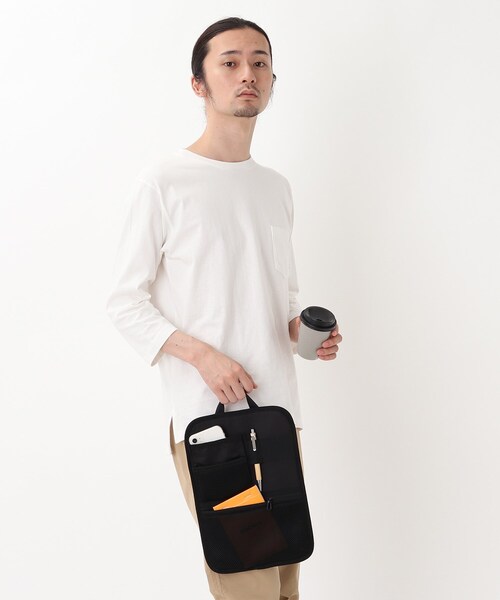 CORDURA（コーデュラ）の「◆コーデュラ(R)・リサイクルヘザー 撥水 スミス 3WAYバックパック（バックパック/リュック・メンズ・ブラック/ダークグレー/ダークネイビー・99）」の18枚目の写真