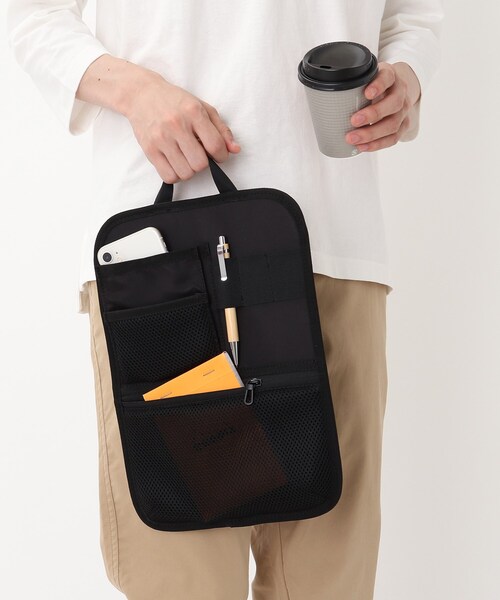 CORDURA（コーデュラ）の「◆コーデュラ(R)・リサイクルヘザー 撥水 スミス 3WAYバックパック（バックパック/リュック・メンズ・ブラック/ダークグレー/ダークネイビー・99）」の19枚目の写真