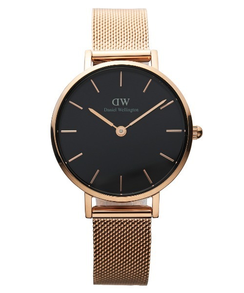 Daniel Wellington(ダニエルウェリントン)の「【DANIEL WELLINGTON】ダニエルウェリントン PETITE MELROSE 28mm 腕時計(アナログ腕時計・レディース・ブラック×ホワイト/ブラック×ゴールド・FREE)」の4枚目の写真
