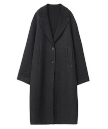 【CLANE(クラネ)】ネップツィードリバーコート　11101-0022/NEP TWEED RIVER COAT