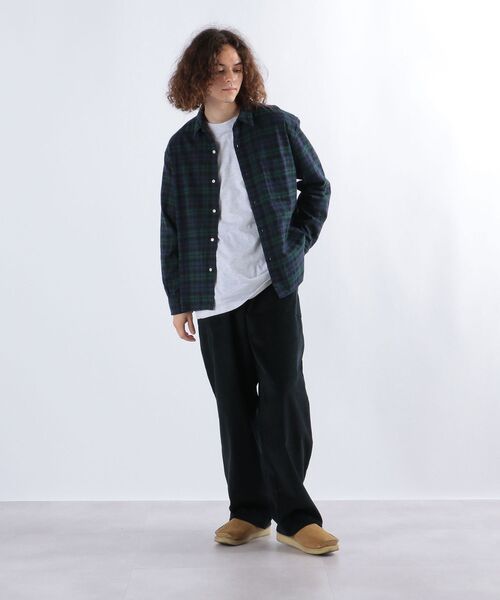 SHIPS any（シップス エニィ）の「SHIPS any: Kinloch Anderson チェック レギュラー ネルシャツ◇（シャツ/ブラウス・メンズ・ネイビー/グレー/グリーン/ブルー・SMALL/MEDIUM/LARGE/X-LARGE）」の12枚目の写真