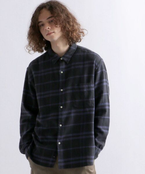 SHIPS any（シップス エニィ）の「SHIPS any: Kinloch Anderson チェック レギュラー ネルシャツ◇（シャツ/ブラウス・メンズ・ネイビー/グレー/グリーン/ブルー・SMALL/MEDIUM/LARGE/X-LARGE）」の13枚目の写真