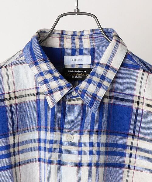 SHIPS any（シップス エニィ）の「SHIPS any: Kinloch Anderson チェック レギュラー ネルシャツ◇（シャツ/ブラウス・メンズ・ネイビー/グレー/グリーン/ブルー・SMALL/MEDIUM/LARGE/X-LARGE）」の14枚目の写真