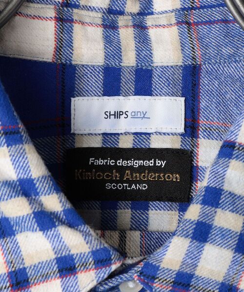 SHIPS any（シップス エニィ）の「SHIPS any: Kinloch Anderson チェック レギュラー ネルシャツ◇（シャツ/ブラウス・メンズ・ネイビー/グレー/グリーン/ブルー・SMALL/MEDIUM/LARGE/X-LARGE）」の9枚目の写真
