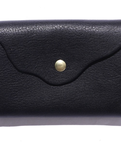 CAL O LINE（キャルオーライン）の「CAL O LINE / キャルオーライン BEADS LEATHER WALLET 2 財布 ミニウォレット（財布・メンズ・タン/ブラック・FREE）」の5枚目の写真