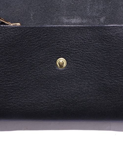 CAL O LINE（キャルオーライン）の「CAL O LINE / キャルオーライン BEADS LEATHER WALLET 2 財布 ミニウォレット（財布・メンズ・タン/ブラック・FREE）」の7枚目の写真