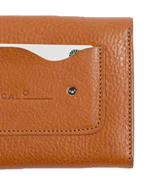 CAL O LINE（キャルオーライン）の「CAL O LINE / キャルオーライン BEADS LEATHER WALLET 2 財布 ミニウォレット（財布・メンズ・タン/ブラック・FREE）」の18枚目の写真