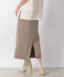 メランジリブタイトスカート　216011