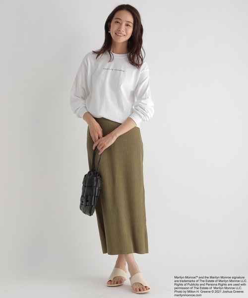 Andemiu（アンデミュウ）の「【マリリンコラボ】ロンT227704（Tシャツ/カットソー・レディース・ホワイト/ホワイト系その他・FREE）」の19枚目の写真