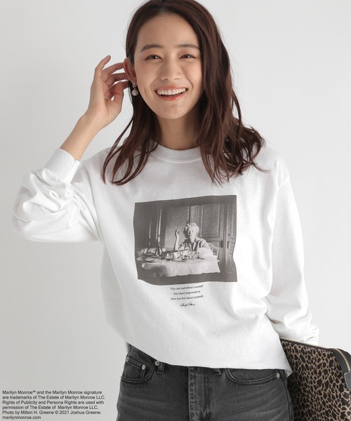 Andemiu（アンデミュウ）の「【マリリンコラボ】ロンT227704（Tシャツ/カットソー・レディース・ホワイト/ホワイト系その他・FREE）」の17枚目の写真