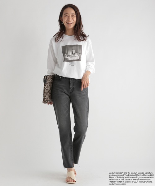 Andemiu（アンデミュウ）の「【マリリンコラボ】ロンT227704（Tシャツ/カットソー・レディース・ホワイト/ホワイト系その他・FREE）」の11枚目の写真