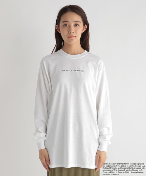 Andemiu（アンデミュウ）の「【マリリンコラボ】ロンT227704（Tシャツ/カットソー・レディース・ホワイト/ホワイト系その他・FREE）」の5枚目の写真