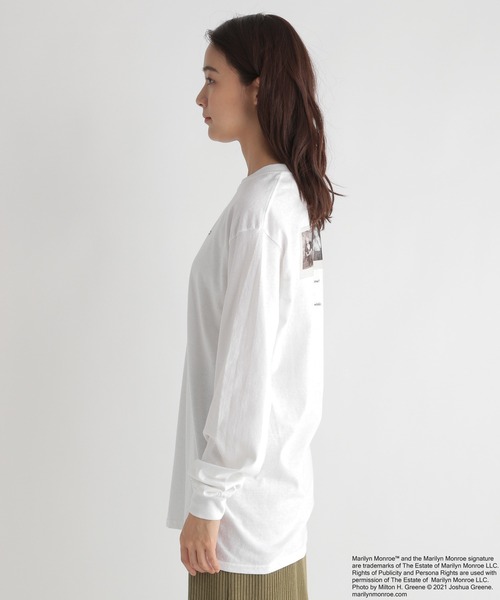 Andemiu（アンデミュウ）の「【マリリンコラボ】ロンT227704（Tシャツ/カットソー・レディース・ホワイト/ホワイト系その他・FREE）」の7枚目の写真