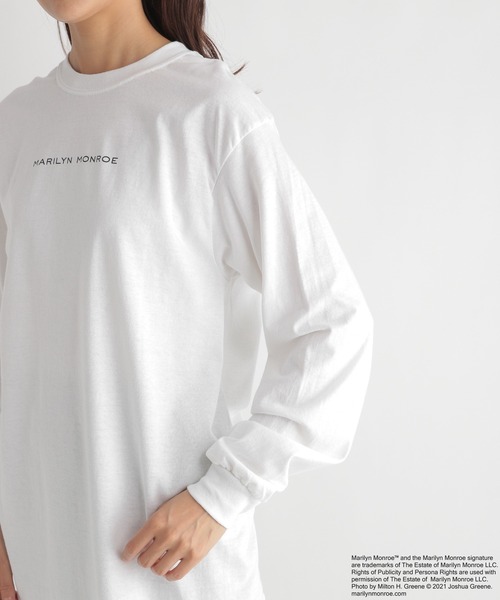 Andemiu（アンデミュウ）の「【マリリンコラボ】ロンT227704（Tシャツ/カットソー・レディース・ホワイト/ホワイト系その他・FREE）」の18枚目の写真