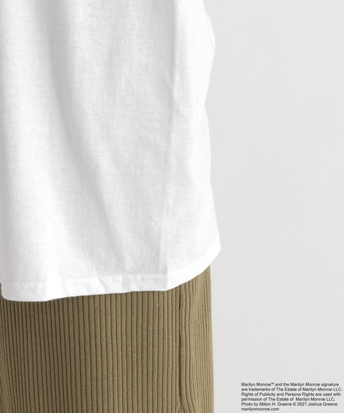 Andemiu（アンデミュウ）の「【マリリンコラボ】ロンT227704（Tシャツ/カットソー・レディース・ホワイト/ホワイト系その他・FREE）」の12枚目の写真