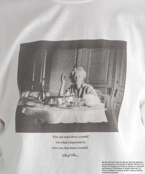 Andemiu（アンデミュウ）の「【マリリンコラボ】ロンT227704（Tシャツ/カットソー・レディース・ホワイト/ホワイト系その他・FREE）」の6枚目の写真