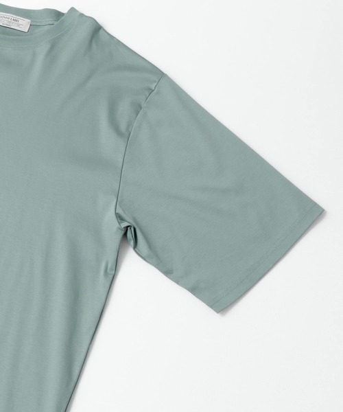 URBAN RESEARCH Sonny Label（アーバンリサーチサニーレーベル）の「『接触冷感』リラックスシルケットTシャツ（Tシャツ/カットソー・メンズ・ブルー系その他/ホワイト/ブラック・MEDIUM/LARGE）」の7枚目の写真