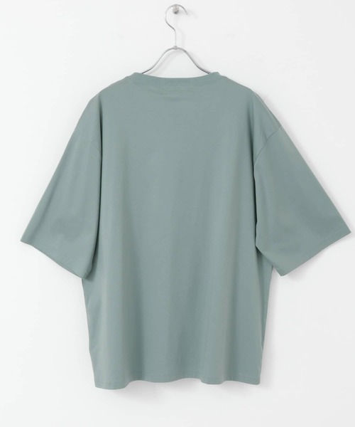 URBAN RESEARCH Sonny Label（アーバンリサーチサニーレーベル）の「『接触冷感』リラックスシルケットTシャツ（Tシャツ/カットソー・メンズ・ブルー系その他/ホワイト/ブラック・MEDIUM/LARGE）」の16枚目の写真