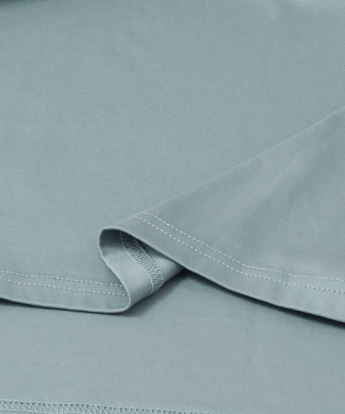 URBAN RESEARCH Sonny Label（アーバンリサーチサニーレーベル）の「『接触冷感』リラックスシルケットTシャツ（Tシャツ/カットソー・メンズ・ブルー系その他/ホワイト/ブラック・MEDIUM/LARGE）」の14枚目の写真