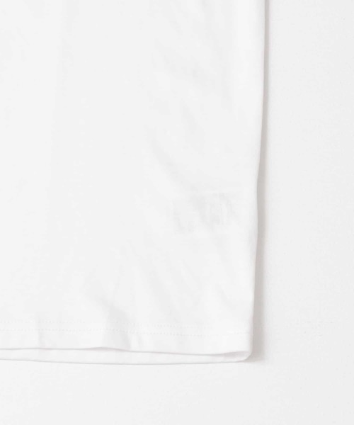 URBAN RESEARCH Sonny Label（アーバンリサーチサニーレーベル）の「『接触冷感』リラックスシルケットTシャツ（Tシャツ/カットソー・メンズ・ブルー系その他/ホワイト/ブラック・MEDIUM/LARGE）」の9枚目の写真