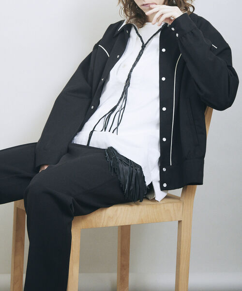 GLOSTER（グロスター）の「【GLOSTER/グロスター】ウエスタンボレロジャケット ウエスタンブルゾン（ブルゾン・メンズ・ブラック/ダークブラウン・MEDIUM/LARGE）」の8枚目の写真