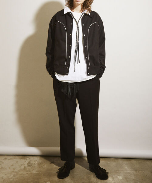 GLOSTER（グロスター）の「【GLOSTER/グロスター】ウエスタンボレロジャケット ウエスタンブルゾン（ブルゾン・メンズ・ブラック/ダークブラウン・MEDIUM/LARGE）」の9枚目の写真