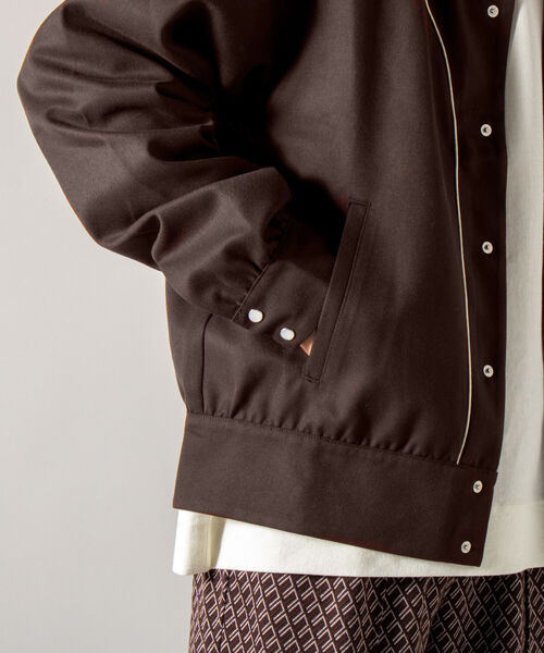 GLOSTER（グロスター）の「【GLOSTER/グロスター】ウエスタンボレロジャケット ウエスタンブルゾン（ブルゾン・メンズ・ブラック/ダークブラウン・MEDIUM/LARGE）」の15枚目の写真