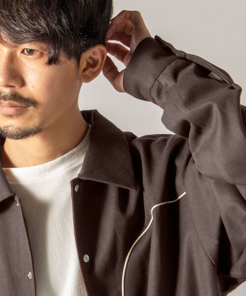 GLOSTER（グロスター）の「【GLOSTER/グロスター】ウエスタンボレロジャケット ウエスタンブルゾン（ブルゾン・メンズ・ブラック/ダークブラウン・MEDIUM/LARGE）」の16枚目の写真