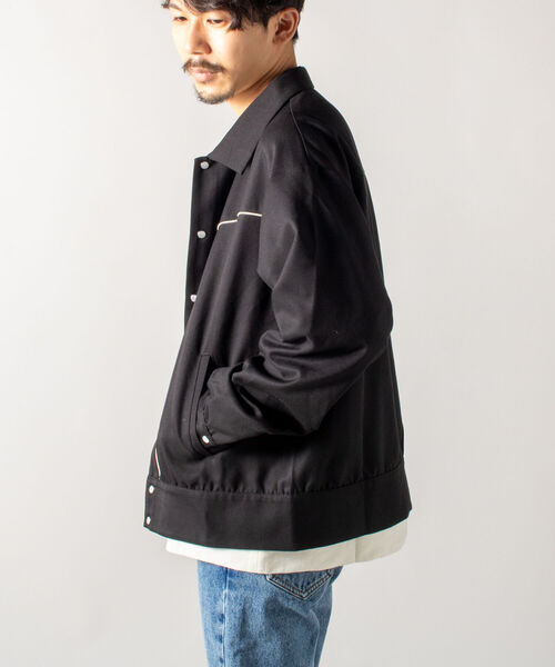 GLOSTER（グロスター）の「【GLOSTER/グロスター】ウエスタンボレロジャケット ウエスタンブルゾン（ブルゾン・メンズ・ブラック/ダークブラウン・MEDIUM/LARGE）」の18枚目の写真