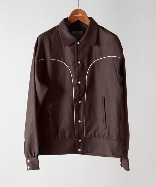 GLOSTER（グロスター）の「【GLOSTER/グロスター】ウエスタンボレロジャケット ウエスタンブルゾン（ブルゾン・メンズ・ブラック/ダークブラウン・MEDIUM/LARGE）」の22枚目の写真