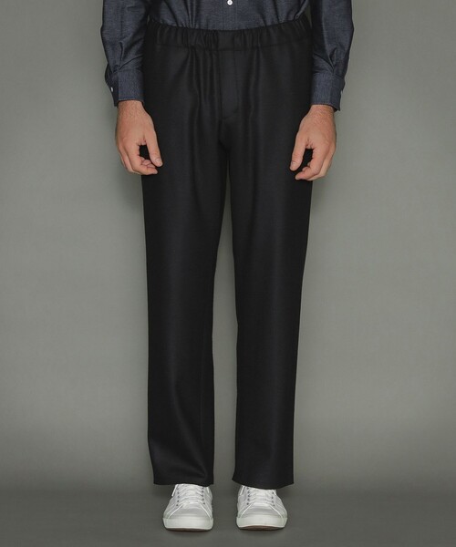 MACKINTOSH LONDON（マッキントッシュ ロンドン）の「【FLEX JERSEY】ジャージメルトンセットアップパンツ（その他パンツ・メンズ・ネイビー・38/40/36/42）」の3枚目の写真