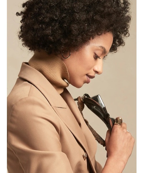 Banana Republic(バナナリパブリック)の「リブ タートルネック セーター(ニット/セーター・レディース・グレー/キャメル/ブラック/ホワイト/ネイビー/レッド/ブラック系その他/ブラウン/ピンク/チャコールグレー/レッド系その他・S/M/XS/L)」の13枚目の写真