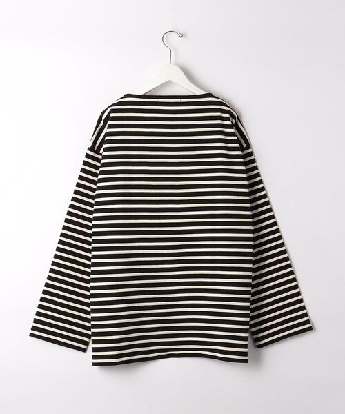 BRACTMENT（ブラクトメント）の「＜BRACTMENT（ブラクトメント）＞30/2 バスクボーダー カットソー（Tシャツ/カットソー・メンズ・ブラック/オフホワイト・38/36/40）」の7枚目の写真