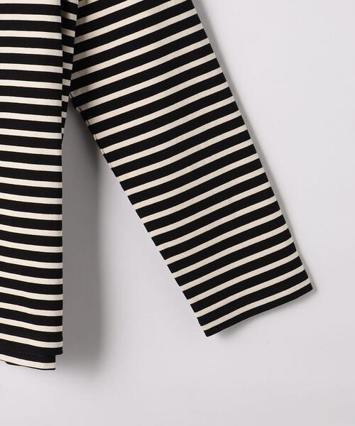 BRACTMENT（ブラクトメント）の「＜BRACTMENT（ブラクトメント）＞30/2 バスクボーダー カットソー（Tシャツ/カットソー・メンズ・ブラック/オフホワイト・38/36/40）」の3枚目の写真