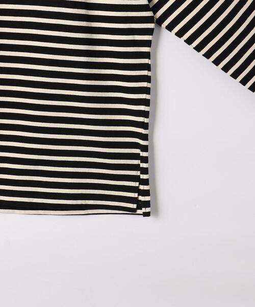 BRACTMENT（ブラクトメント）の「＜BRACTMENT（ブラクトメント）＞30/2 バスクボーダー カットソー（Tシャツ/カットソー・メンズ・ブラック/オフホワイト・38/36/40）」の8枚目の写真