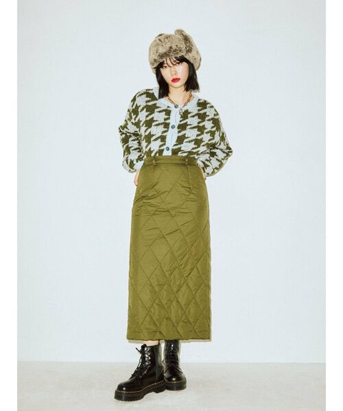 jouetie（ジュエティ）の「2WAYショートカーディガン【ニット】（カーディガン/ボレロ・レディース・ライトブルー/ブラック/レッド/アイボリー・MEDIUM）」の20枚目の写真