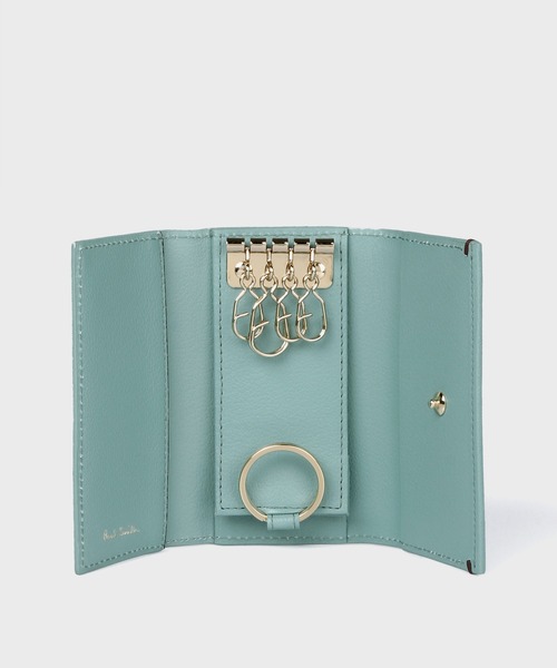 Paul Smithポールスミス ケース キーチェーン付 パネルディテール Paul Smith（ポールスミス）の「パネルディテール キーケース / 883817