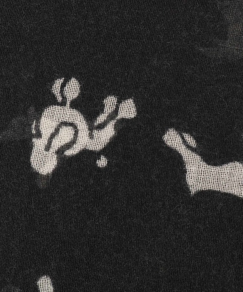 Glen Prince（グレンプリンス）の「【GLEN PRINCE（グレン プリンス）】ストール　イヌ柄（ストール/ショール・レディース・ブラック・FREE）」の9枚目の写真