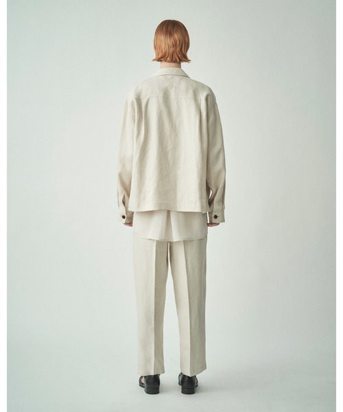 Juha（ユハ）の「HERRINGBONE LINEN JACKET（テーラードジャケット・メンズ・ブラック/オフホワイト・4/3）」の11枚目の写真