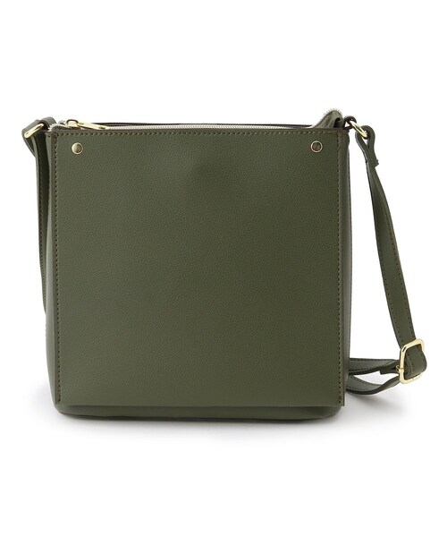 DRESKIP（ドレスキップ）の「◆一枚皮風あおりショルダー（ショルダーバッグ・レディース・グレー/カーキ/ブラウン系/ブラック・00）」の5枚目の写真