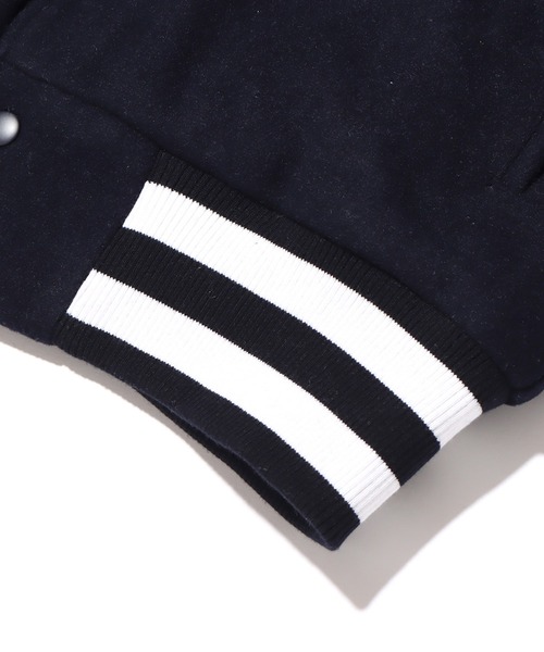 UGG（アグ）の「UGG@mos メルトンヴァーシティー ジャケット / アグ メルトンヴァーシティー ジャケット（その他アウター・レディース・ネイビー/グレー・M/L）」の10枚目の写真