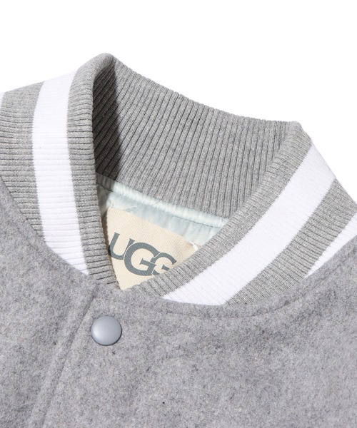 UGG（アグ）の「UGG@mos メルトンヴァーシティー ジャケット / アグ メルトンヴァーシティー ジャケット（その他アウター・レディース・ネイビー/グレー・M/L）」の12枚目の写真